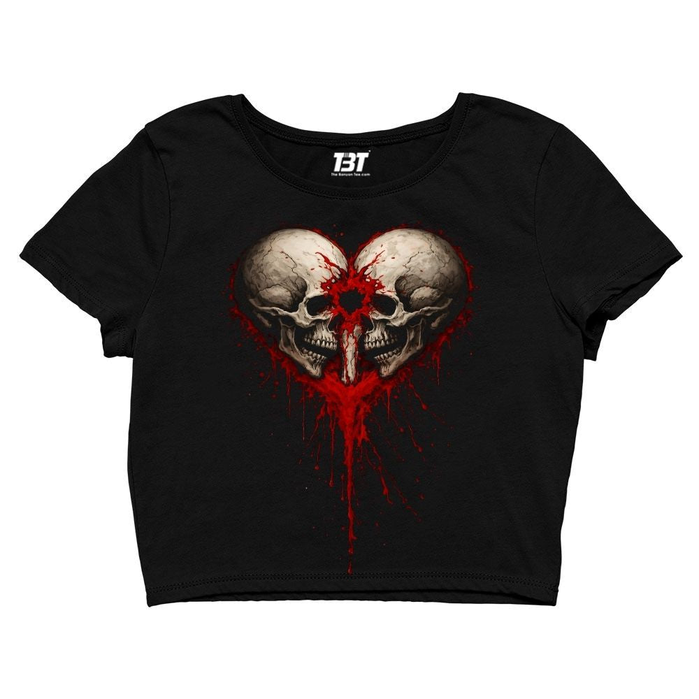 bullet for my valentine bullet heart crop top music band buy online india the banyan tee tbt men women girls boys unisex s 