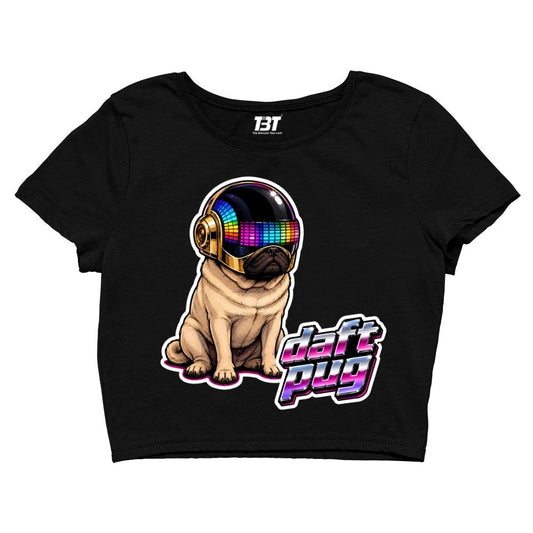 daft punk daft pug crop top music band buy online india the banyan tee tbt men women girls boys unisex s 
