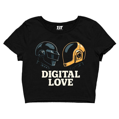 daft punk digital love crop top music band buy online india the banyan tee tbt men women girls boys unisex black