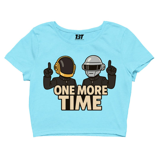 daft punk one more time crop top music band buy online india the banyan tee tbt men women girls boys unisex black