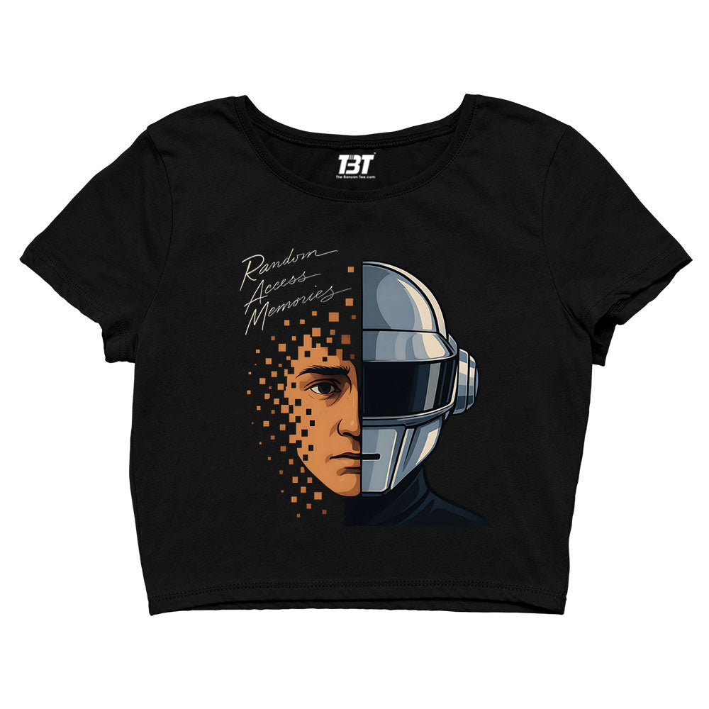 daft punk random access memory crop top music band buy online india the banyan tee tbt men women girls boys unisex black