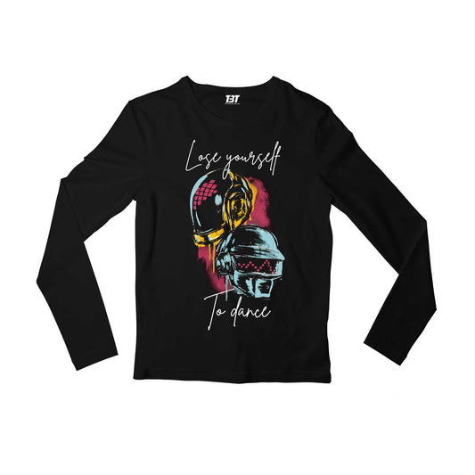 daft punk lose yourself to dance full sleeves long sleeves music band buy online india the banyan tee tbt men women girls boys unisex black