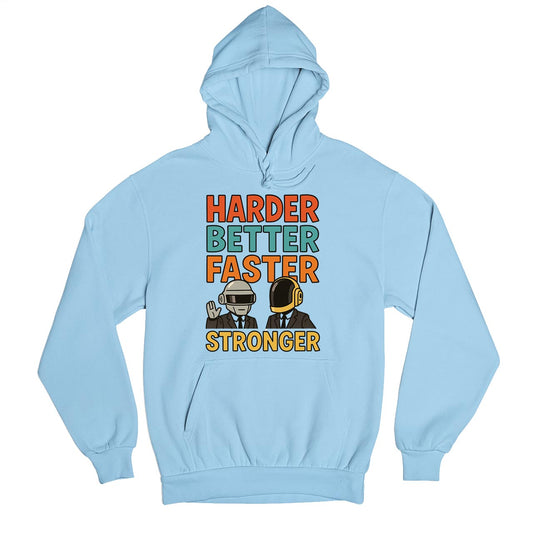 daft punk harder, better, faster, stronger hoodie hooded sweatshirt winterwear music band buy online india the banyan tee tbt men women girls boys unisex black