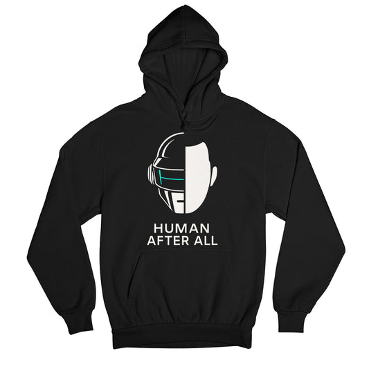 daft punk human after all hoodie hooded sweatshirt winterwear music band buy online india the banyan tee tbt men women girls boys unisex black
