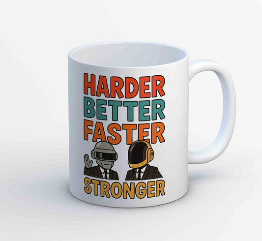 daft punk harder, better, faster, stronger mug coffee ceramic music band buy online india the banyan tee tbt men women girls boys unisex