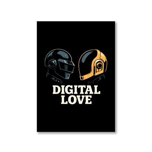 daft punk digital love poster wall art buy online india the banyan tee tbt a4
