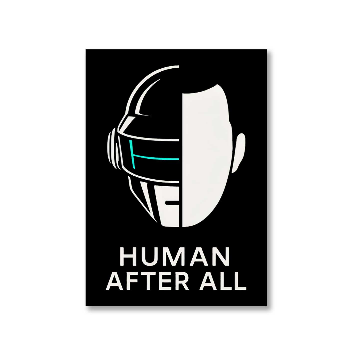 daft punk human after all poster wall art buy online india the banyan tee tbt a4