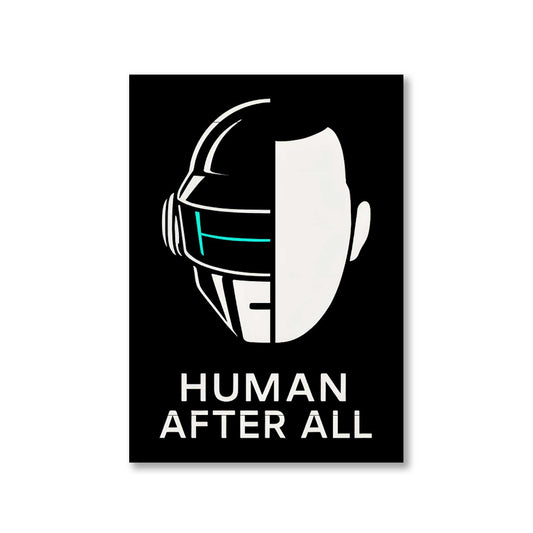 daft punk human after all poster wall art buy online india the banyan tee tbt a4
