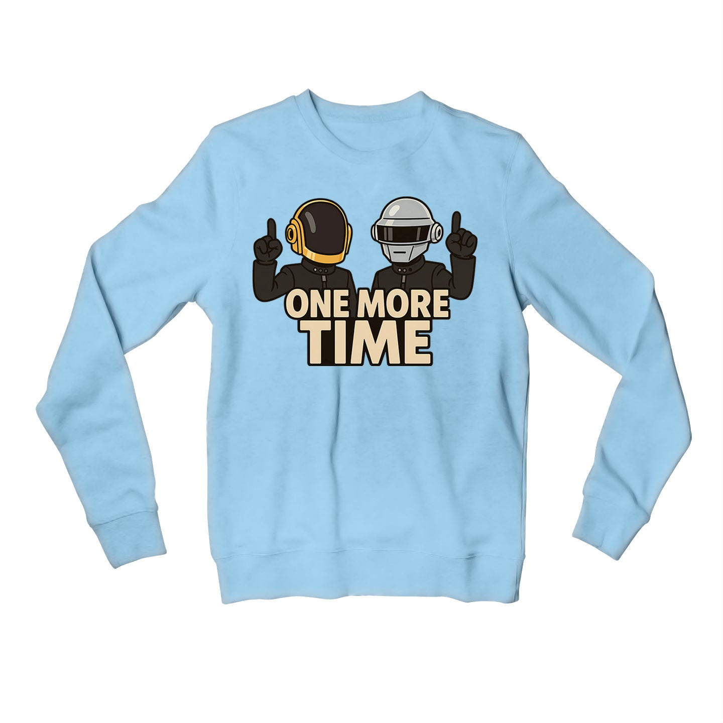 daft punk one more time sweatshirt upper winterwear music band buy online india the banyan tee tbt men women girls boys unisex black