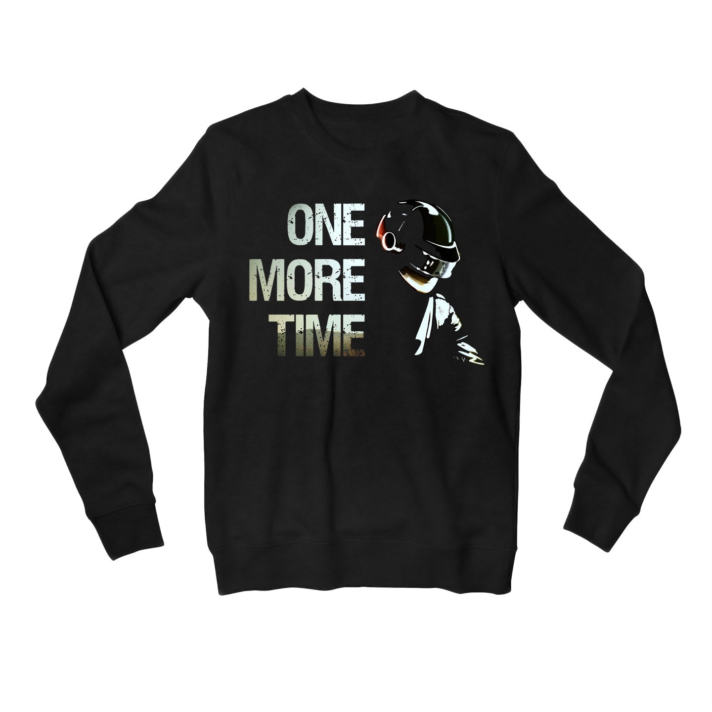 daft punk one more time sweatshirt upper winterwear music band buy online india the banyan tee tbt men women girls boys unisex black