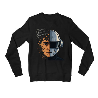 daft punk random access memory sweatshirt upper winterwear music band buy online india the banyan tee tbt men women girls boys unisex black