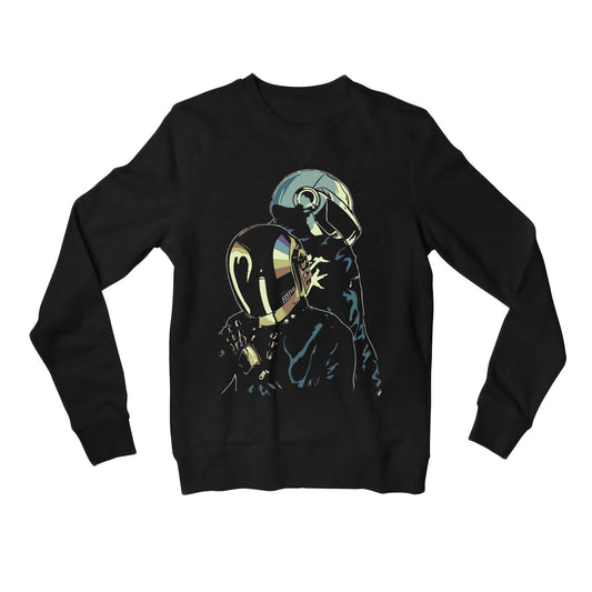 daft punk the duo sweatshirt upper winterwear music band buy online india the banyan tee tbt men women girls boys unisex black