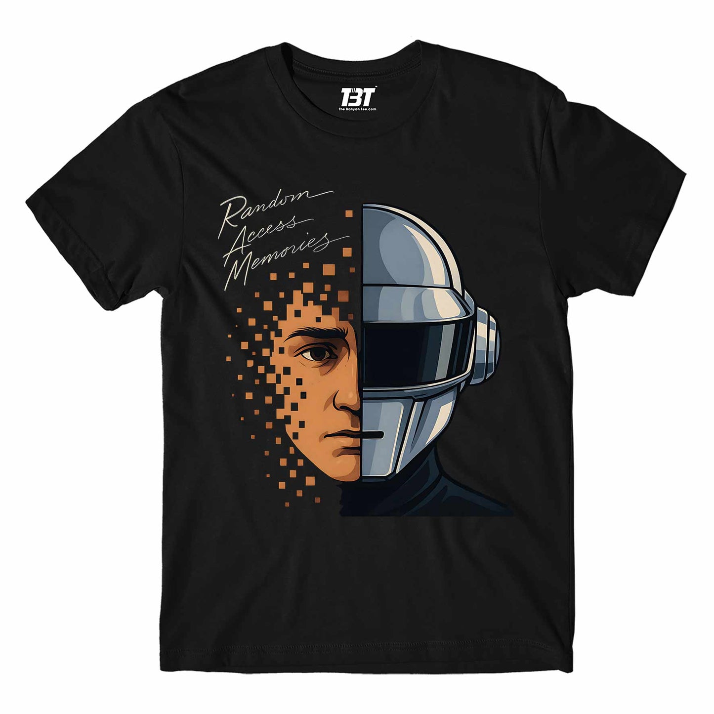 daft punk random access memory t-shirt music band buy online india the banyan tee tbt men women girls boys unisex black