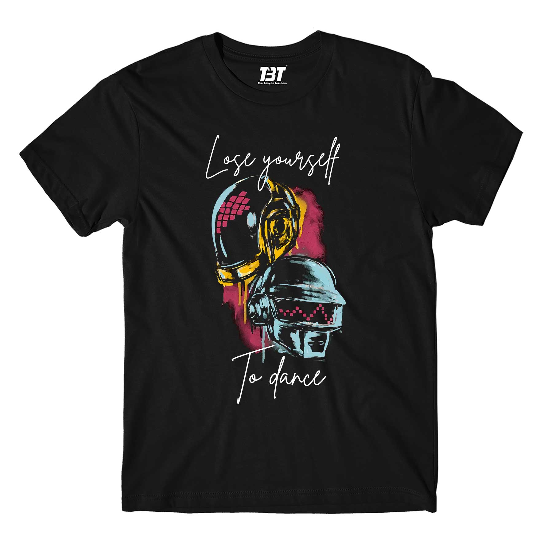 daft punk lose yourself to dance t-shirt music band buy online india the banyan tee tbt men women girls boys unisex black