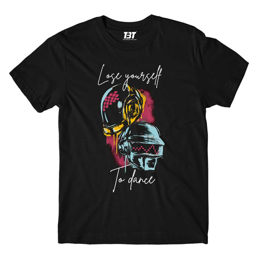 daft punk lose yourself to dance t-shirt music band buy online india the banyan tee tbt men women girls boys unisex black
