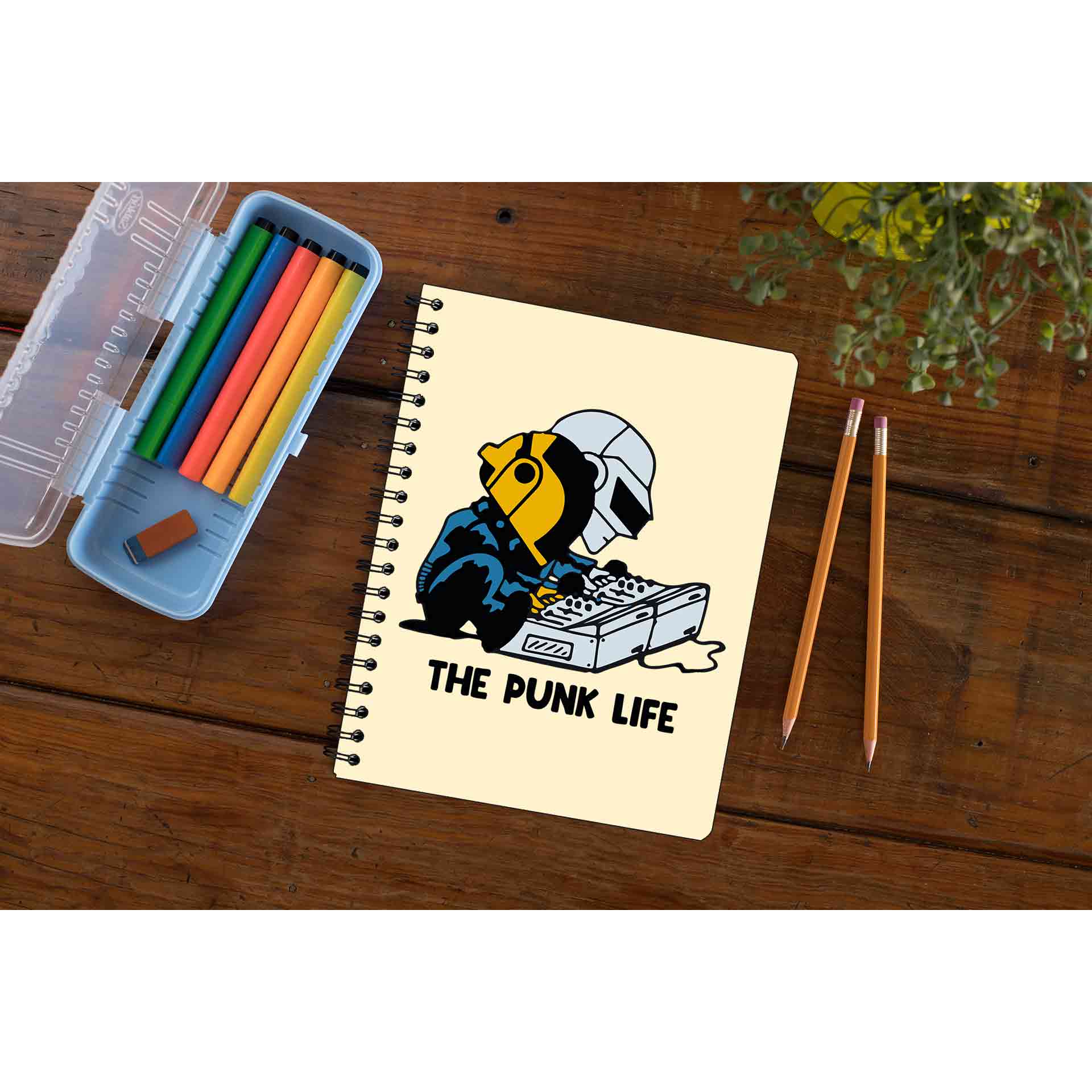 daft punk the punk life notebook notepad diary buy online india the banyan tee tbt unruled