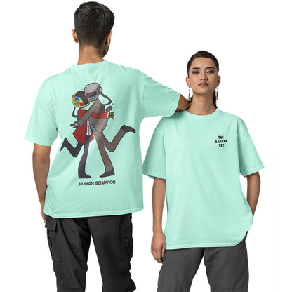 Daft Punk Oversized T shirt - Human Behavior