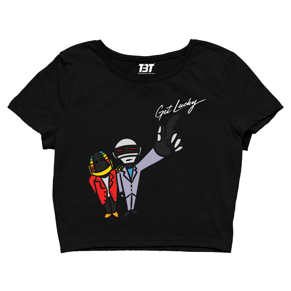 daft punk get lucky crop top music band buy online india the banyan tee tbt men women girls boys unisex steel grey