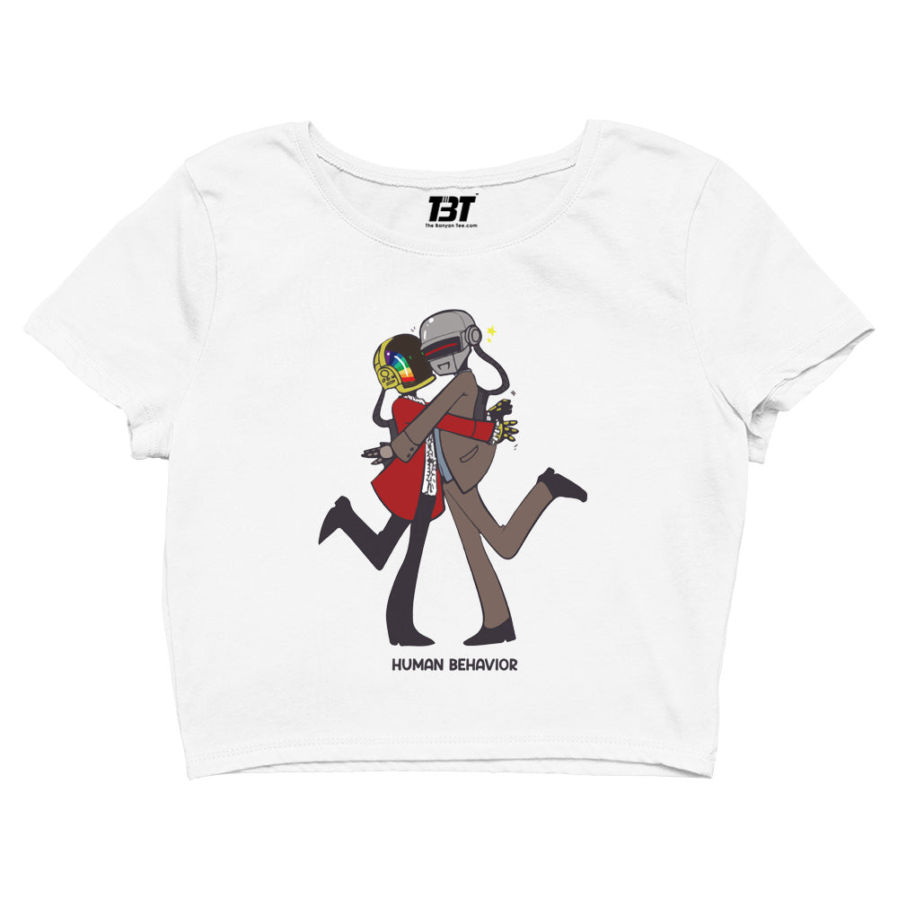 daft punk human behavior crop top music band buy online india the banyan tee tbt men women girls boys unisex beige