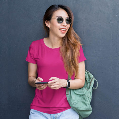 pink tops by the banyan tee buy plain pink tops in cotton for women tops for girls tops for women