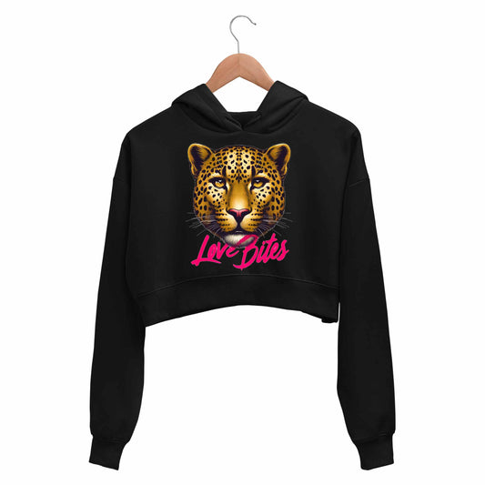 def leppard love bites crop hoodie hooded sweatshirt upper winterwear music band buy online india the banyan tee tbt men women girls boys unisex black 