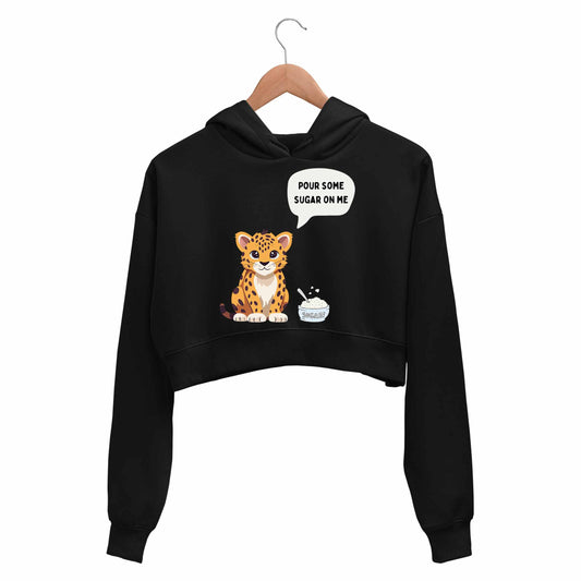 def leppard pour some sugar crop hoodie hooded sweatshirt upper winterwear music band buy online india the banyan tee tbt men women girls boys unisex black 