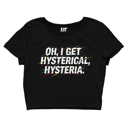 def leppard i get hysterical crop top music band buy online india the banyan tee tbt men women girls boys unisex s 