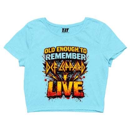 def leppard old enough crop top music band buy online india the banyan tee tbt men women girls boys unisex s 