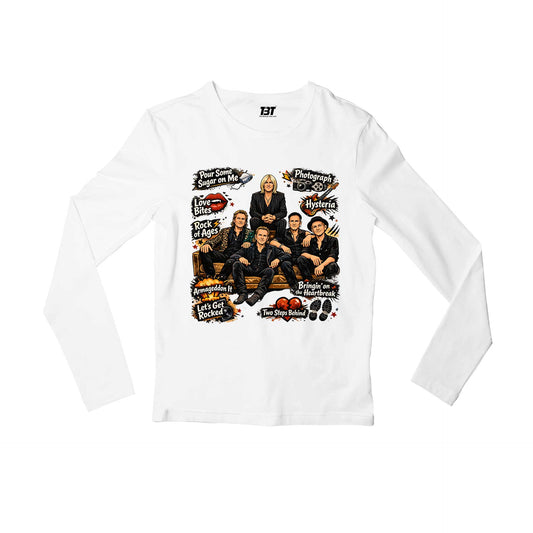 def leppard doodle leppard full sleeves long sleeves music band buy online india the banyan tee tbt men women girls boys unisex white 