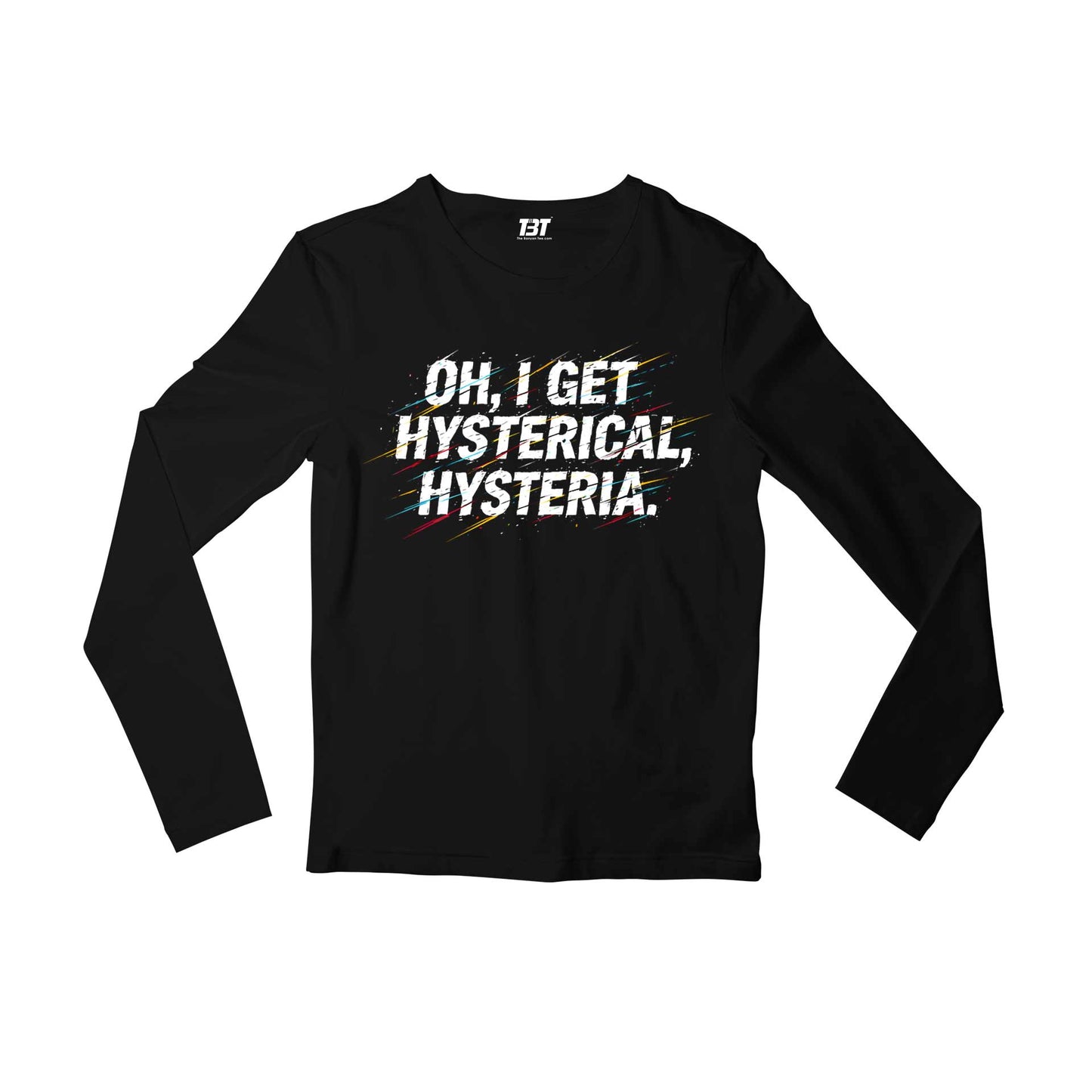 def leppard i get hysterical full sleeves long sleeves music band buy online india the banyan tee tbt men women girls boys unisex black 