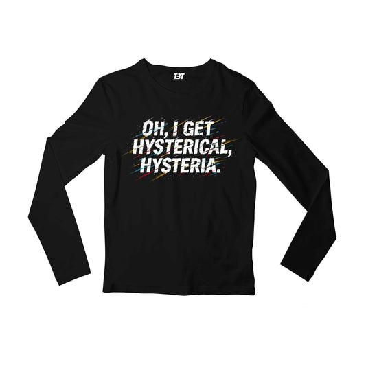 def leppard i get hysterical full sleeves long sleeves music band buy online india the banyan tee tbt men women girls boys unisex black 