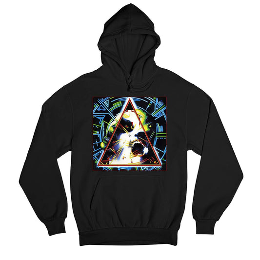 def leppard in my hysteria era hoodie hooded sweatshirt winterwear music band buy online india the banyan tee tbt men women girls boys unisex black 