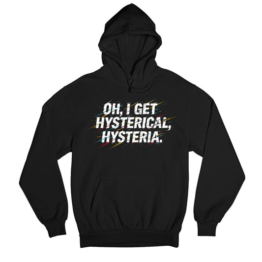 def leppard i get hysterical hoodie hooded sweatshirt winterwear music band buy online india the banyan tee tbt men women girls boys unisex black 
