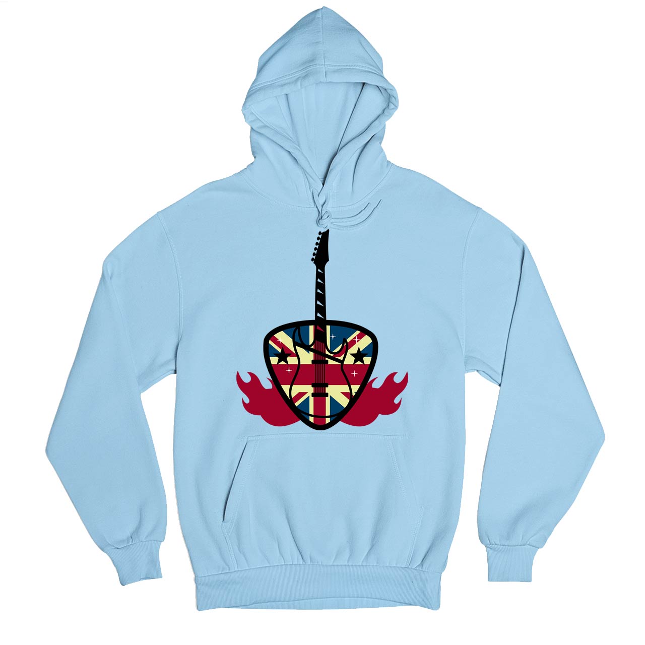 def leppard savage strings hoodie hooded sweatshirt winterwear music band buy online india the banyan tee tbt men women girls boys unisex baby blue 