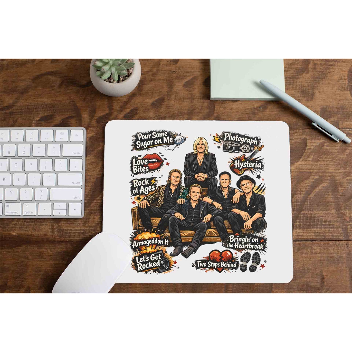 def leppard doodle leppard mousepad logitech large anime music band buy online india the banyan tee tbt men women girls boys unisex  