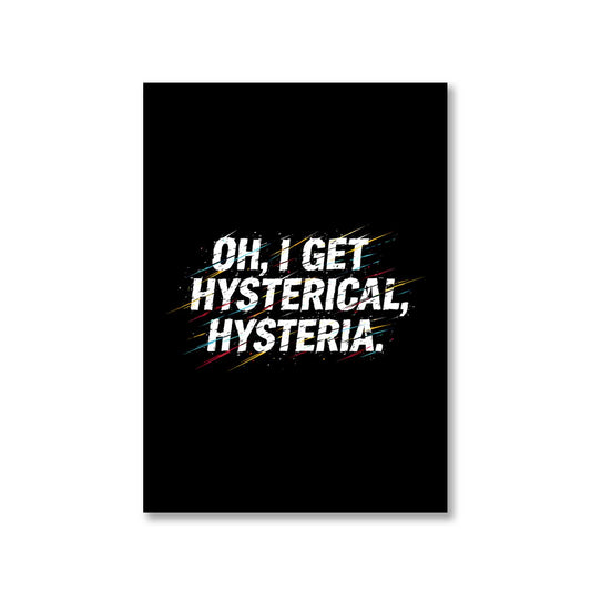 def leppard i get hysterical poster wall art buy online india the banyan tee tbt 8 x 10 