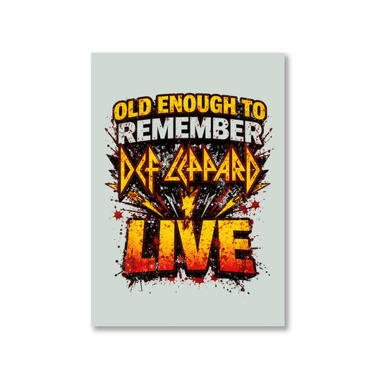 def leppard old enough poster wall art buy online india the banyan tee tbt 8 x 10 