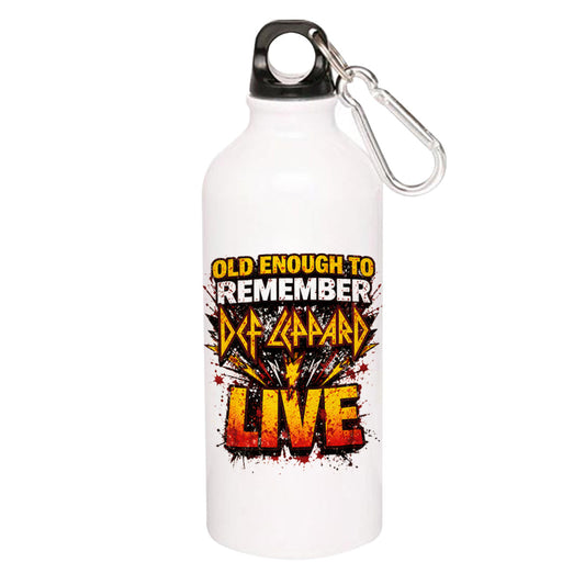 def leppard old enough sipper steel water bottle flask gym shaker music band buy online india the banyan tee tbt men women girls boys unisex  