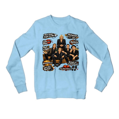 def leppard doodle leppard sweatshirt upper winterwear music band buy online india the banyan tee tbt men women girls boys unisex baby blue 