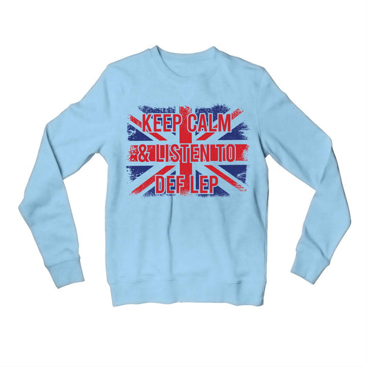 def leppard listen to def lep sweatshirt upper winterwear music band buy online india the banyan tee tbt men women girls boys unisex baby blue 