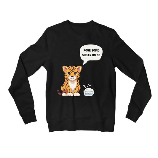 def leppard pour some sugar sweatshirt upper winterwear music band buy online india the banyan tee tbt men women girls boys unisex black 