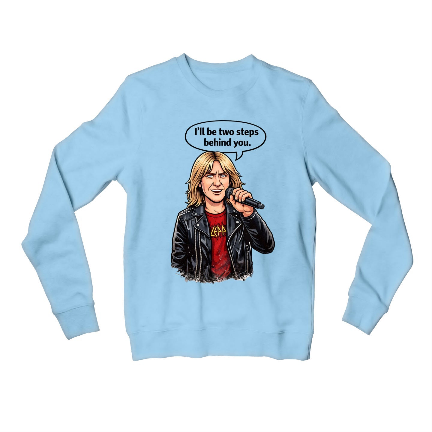 def leppard two steps behind sweatshirt upper winterwear music band buy online india the banyan tee tbt men women girls boys unisex baby blue 