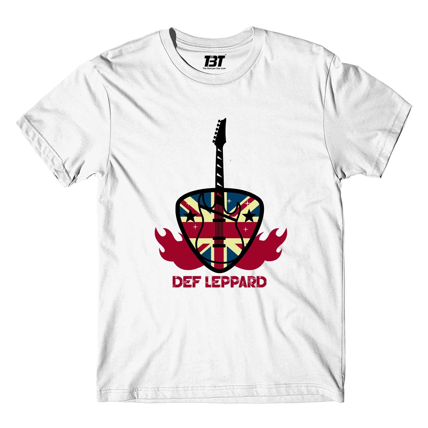 the banyan tee merch on sale Def Leppard T shirt - On Sale - M (Chest size 40 IN)