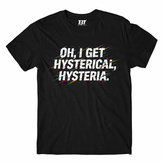 def leppard i get hysterical t-shirt music band buy online india the banyan tee tbt men women girls boys unisex black 