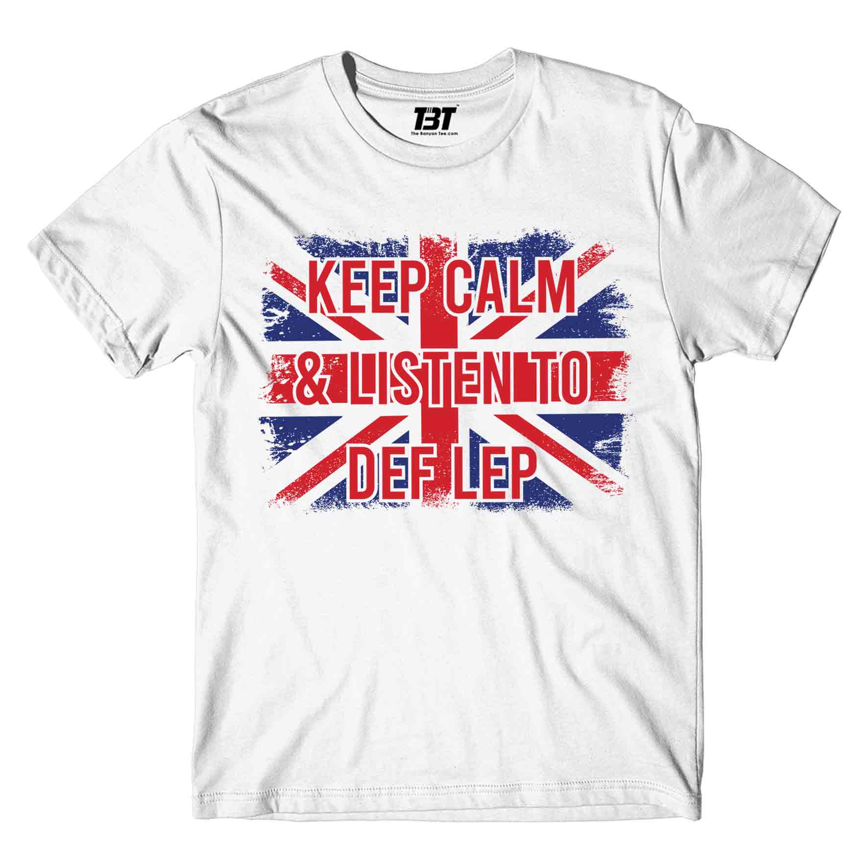 def leppard listen to def lep t-shirt music band buy online india the banyan tee tbt men women girls boys unisex white 