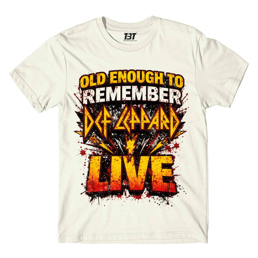 def leppard old enough t-shirt music band buy online india the banyan tee tbt men women girls boys unisex off white 