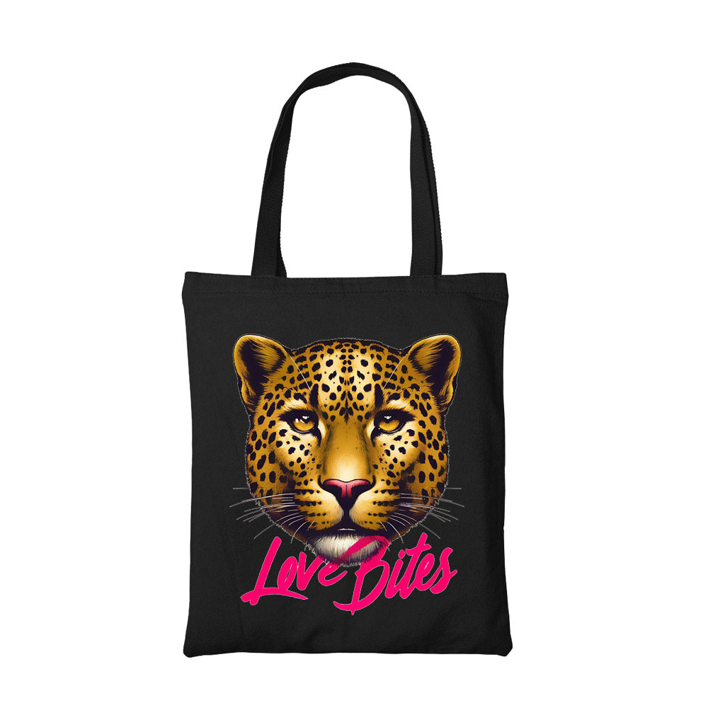 def leppard love bites tote bag cotton printed music band buy online india the banyan tee tbt men women girls boys unisex  