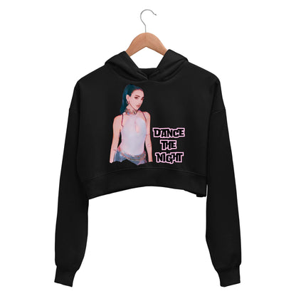 dua lipa dance the night crop hoodie hooded sweatshirt upper winterwear music band buy online india the banyan tee tbt men women girls boys unisex blac