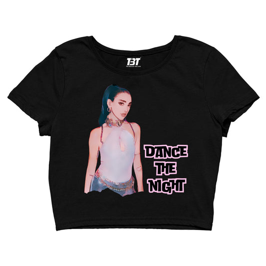 dua lipa dance the night crop top music band buy online india the banyan tee tbt men women girls boys unisex black