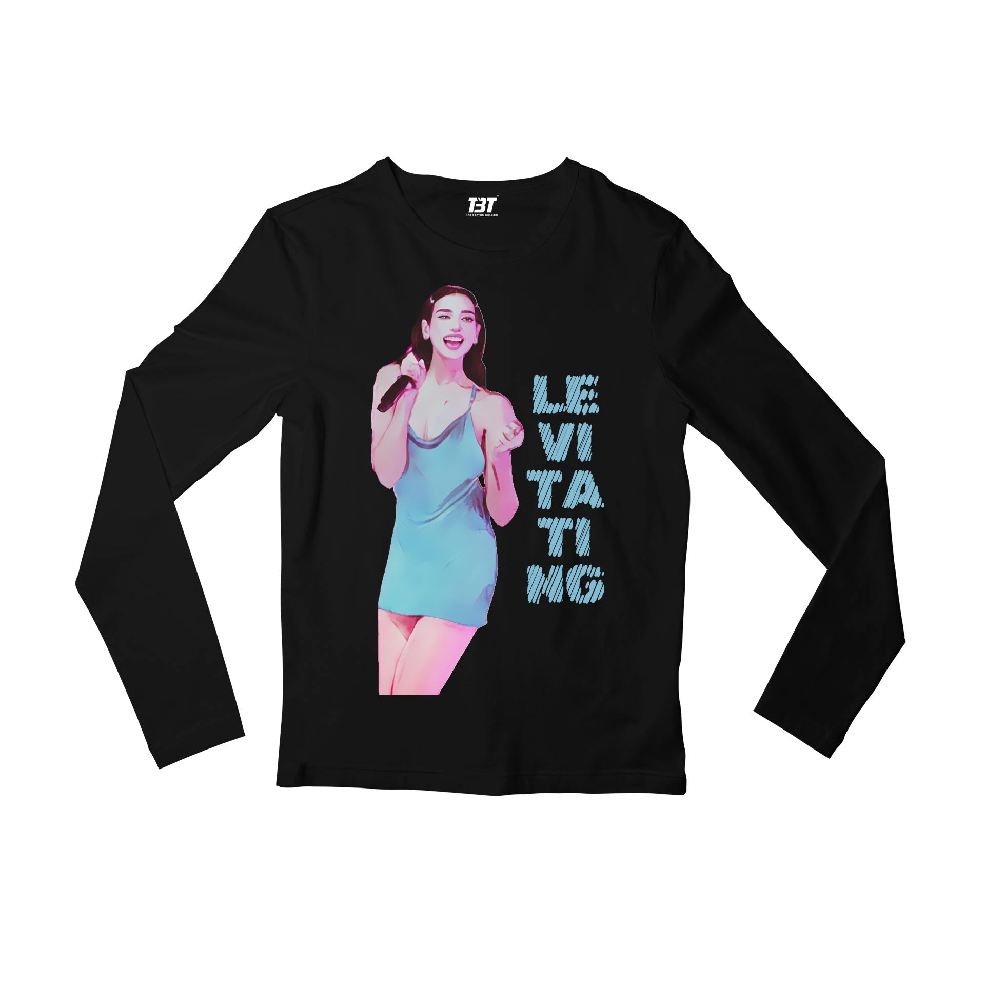 dua lipa levitating full sleeves long sleeves music band buy online india the banyan tee tbt men women girls boys unisex black